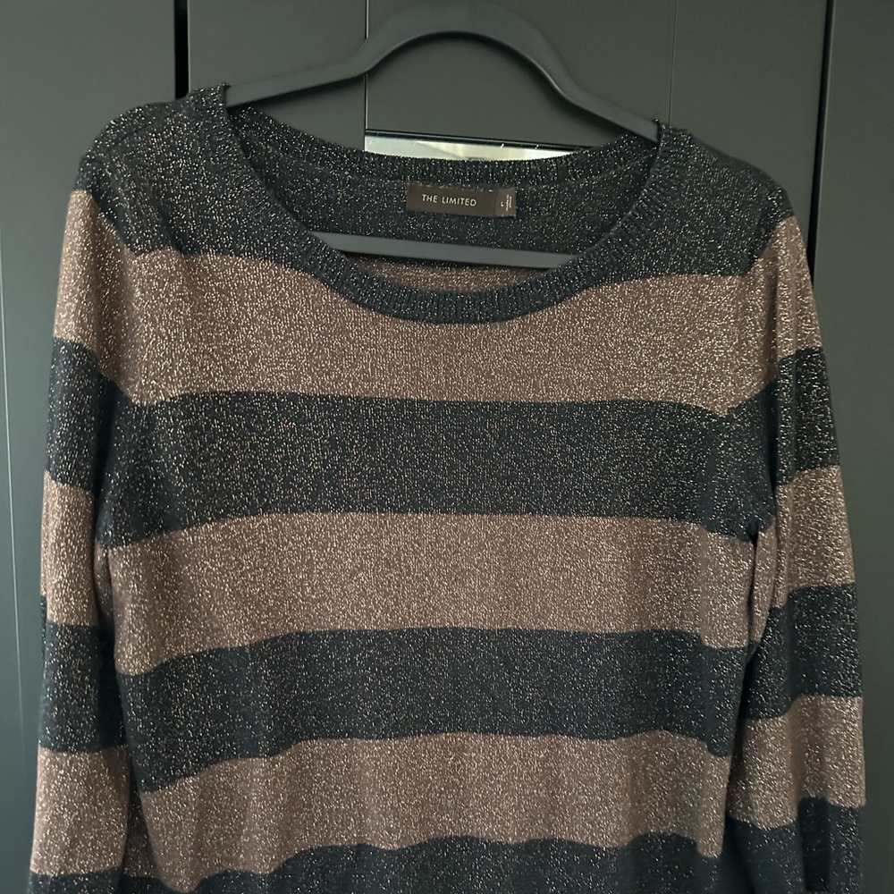 Limited large black copper sweater thin